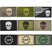 使命召唤骷髅1776惩罚者战术士气章刺绣魔术贴臂章背包自粘徽章