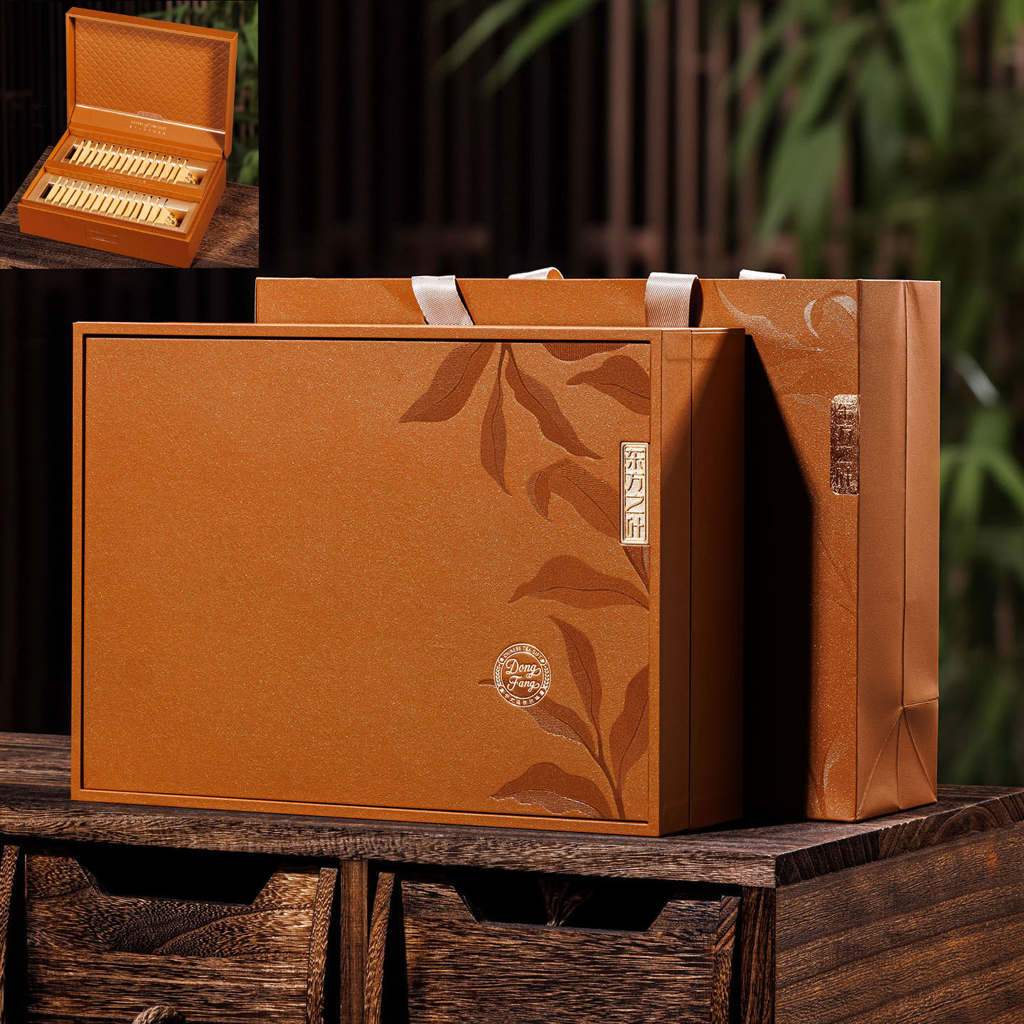 福鼎白茶普洱茶30泡饼干茶包装盒