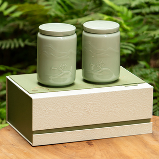 密封罐茶叶包装盒空礼盒舒城兰花竹叶青绿茶礼盒装空盒子支持定制