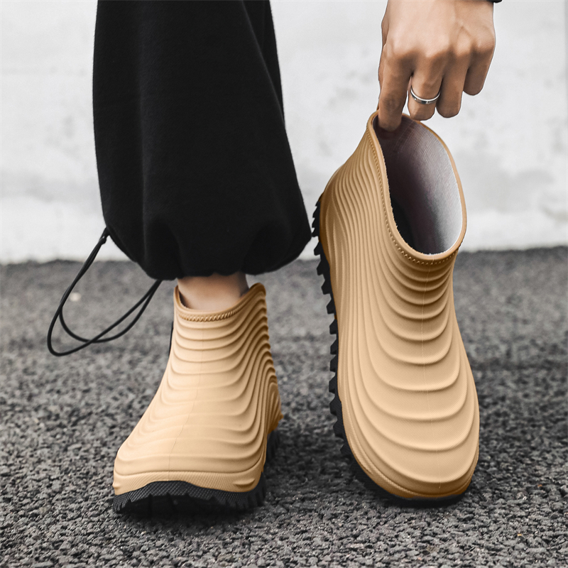 加厚耐磨男款雨鞋四季通用