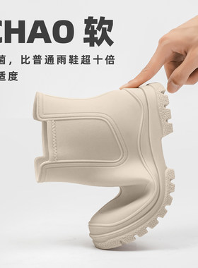 短筒雨鞋女时尚新款防水防滑雨靴