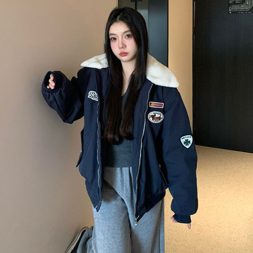 冬季2025新款独特超好看加棉外套