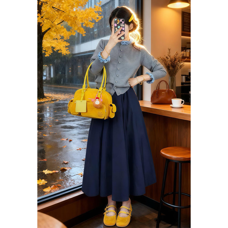 巨好看的早秋冬穿搭一整套女套装