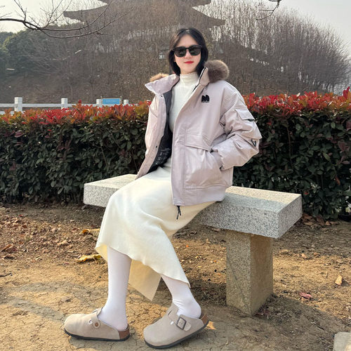 冬季2025新款韩版宽松羽绒棉服女