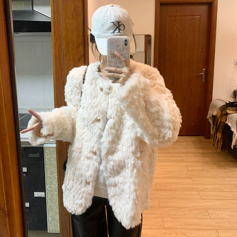 秋冬2025新款慵懒风气质千金外套