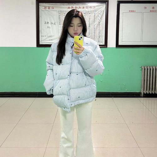 韩系复古羽绒棉服女冬季棉袄外套