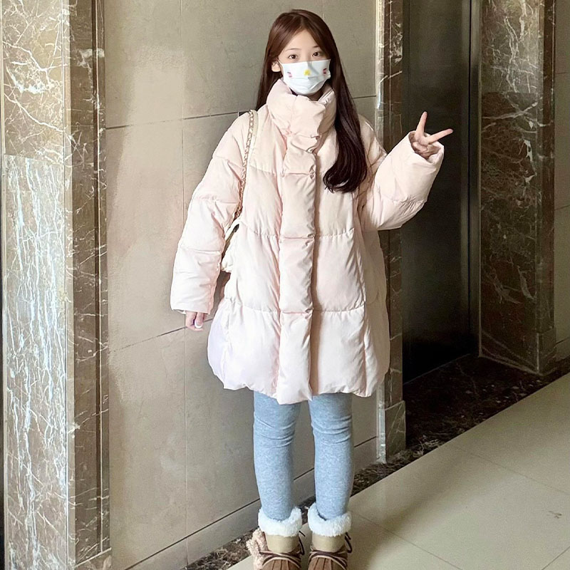 韩系泡芙加厚保暖羽绒棉服女冬季