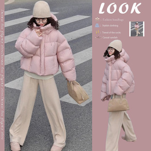 2024年冬季 欧货羽绒棉服外套女今年流行加厚保暖肯豆风面包服 新款