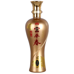 河南贾湖45度富平春贵6纯粮发酵浓香型白酒礼盒装500ml单瓶