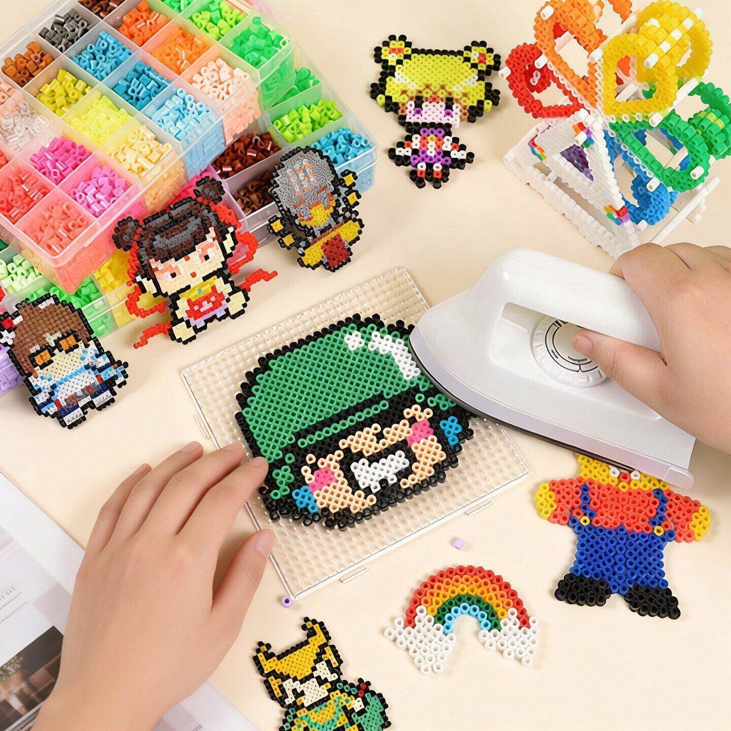 拼图魔法珠玩具3-4-5-6周岁半宝宝幼儿童早教益智精细动作男女孩