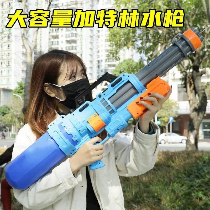 儿童男孩大容量玩具呲水枪大小号打水仗高压戏水抽拉喷水滋水水枪
