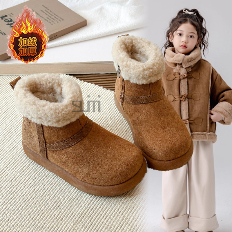 女童雪地靴冬季新款保暖棉靴