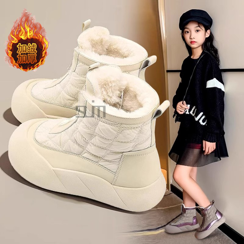 女童大棉靴子2025冬季新款