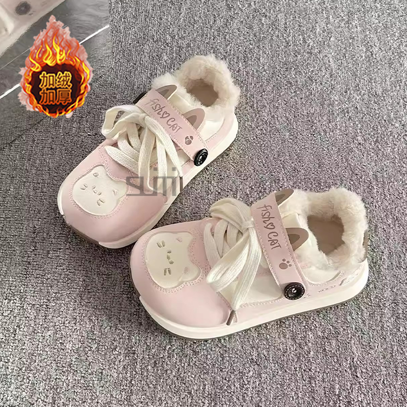 女童冬季二棉鞋厚底小白鞋2026新款中大童女孩保暖加绒板鞋面包鞋,童鞋/婴儿鞋/亲子鞋,棉鞋,淘宝优惠券,粉丝福利购,淘宝优惠卷