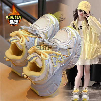 女童运动鞋2025新款秋冬季