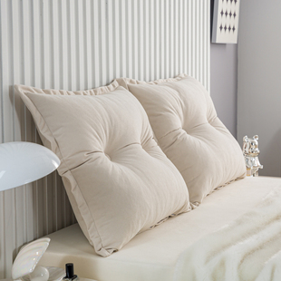 床头靠垫床上靠枕大靠背腰靠垫榻榻米软包宿舍卧室简约护腰靠垫背