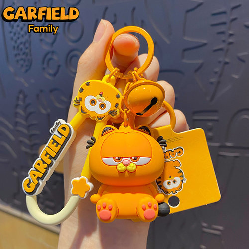 正版傲娇加菲猫2025新款钥匙扣