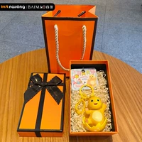 Подлинная подвеска-пасхальное яйцо «Молочный дракон» для праздничного образа жизни [оранжевая подарочная коробка + подарочный пакет]