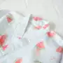 Váy ngủ nữ mùa hè mỏng phần Nhật Bản kiểu kimono cotton mùa hè Váy ngủ ngắn tay dài phần cotton dễ thương của sinh viên Nhật Bản - Night Robe áo choàng mùa đông nam giới