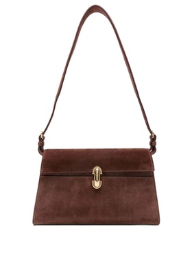 savette  Bags 棕色单肩包女耐用送女友女夏包包腋下包