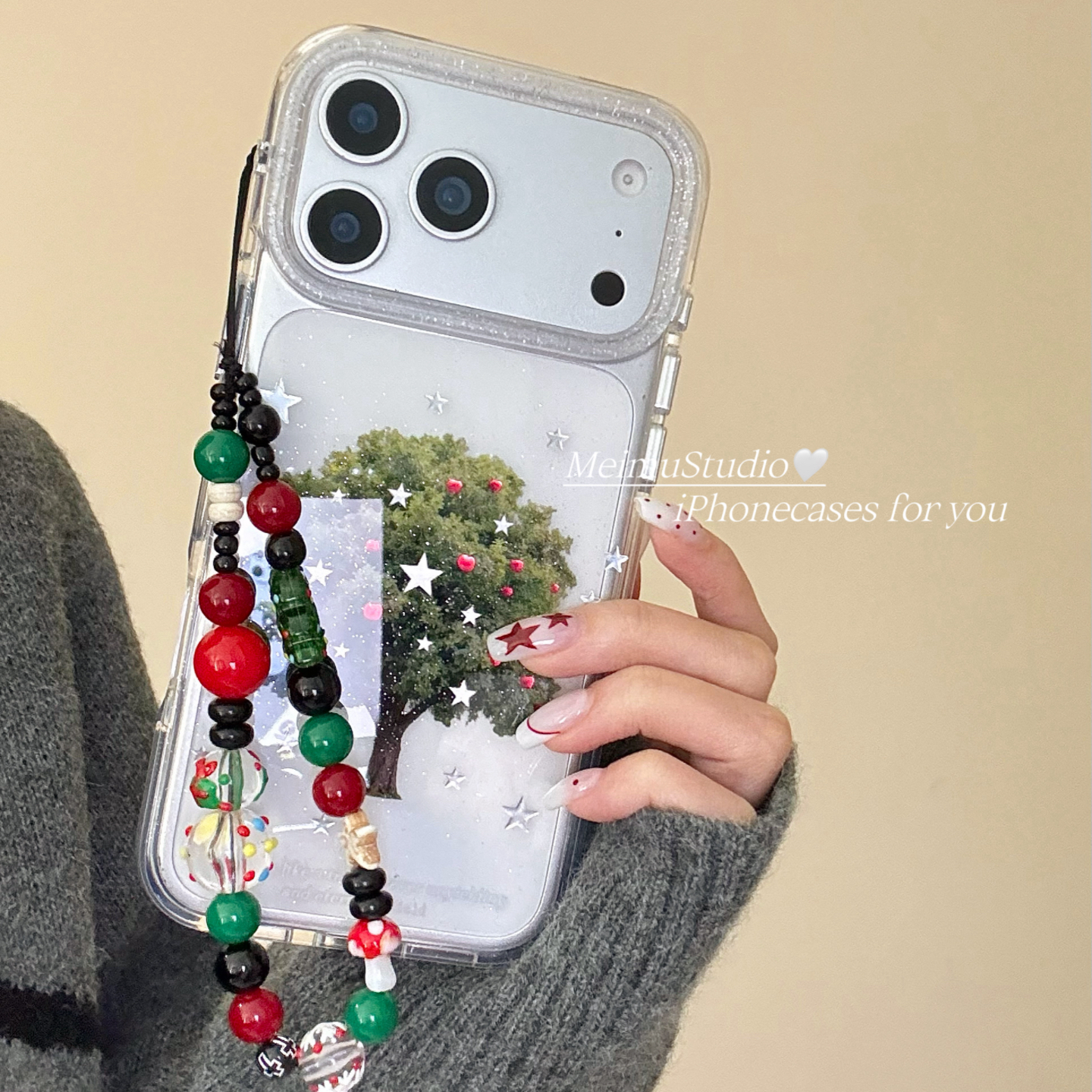 简约星星苹果树适用苹果手机壳