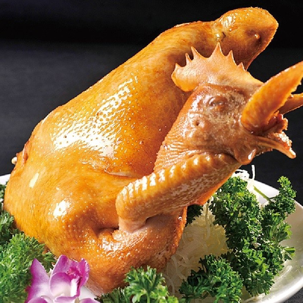 河南濮阳特产清丰李记柴烧鸡五香卤味小吃开袋即食熟食真空750g