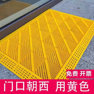 金色地垫黄色门垫家用入户脚垫风水户外防滑地垫室外大门地毯定制