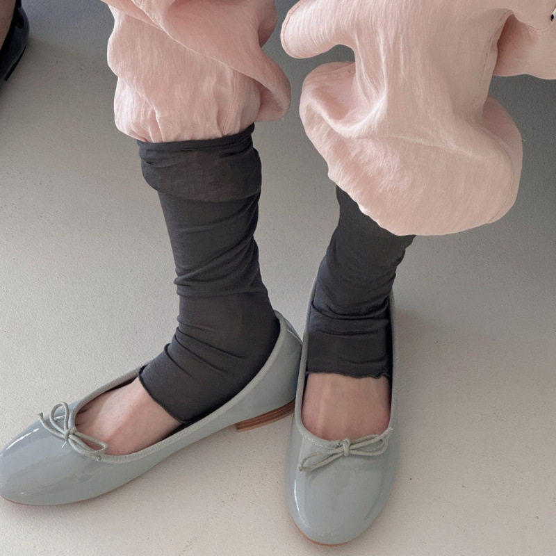 韩版袜子女百搭踩脚半掌袜显瘦堆堆腿套女夏季薄款冰丝莱赛尔袜套