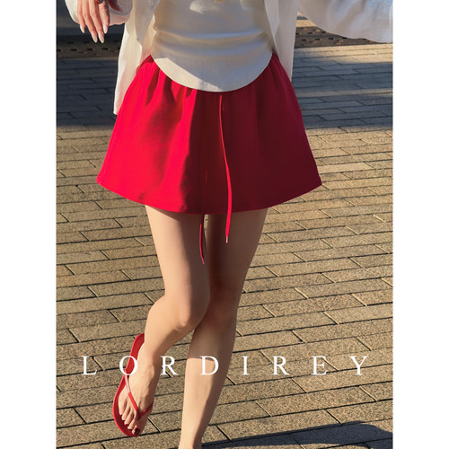 LORDIREY/【绯焰】夏季新款女短裙休闲气质时尚百搭高级感裙