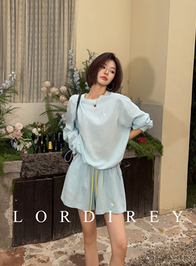 蛋哥LORDIREY【彩虹】夏套装小个子气质休闲时尚防晒两件套女