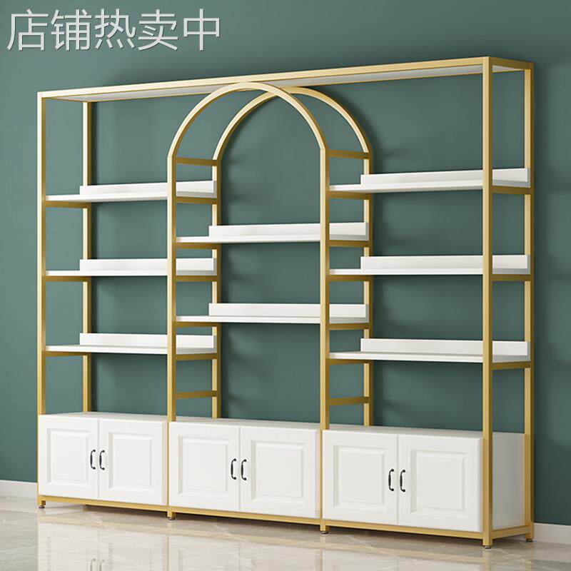 货架展示架置物架多层饰品美甲展示架美发美容院化妆品产品展示柜
