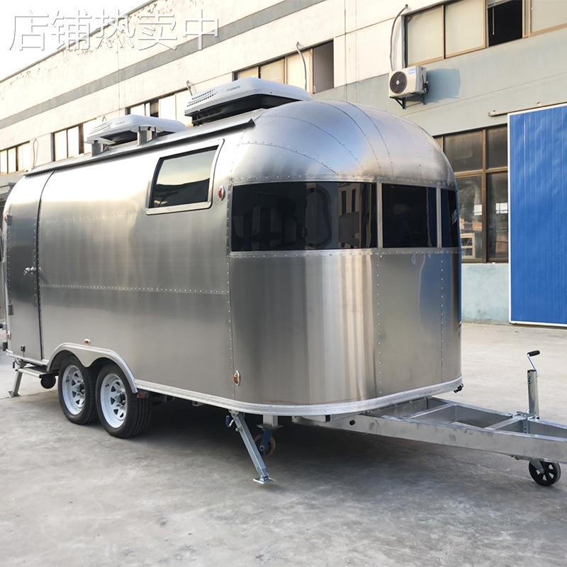 户外移动商店露营民宿小吃车快餐早餐车美食餐饮车包子汉堡车