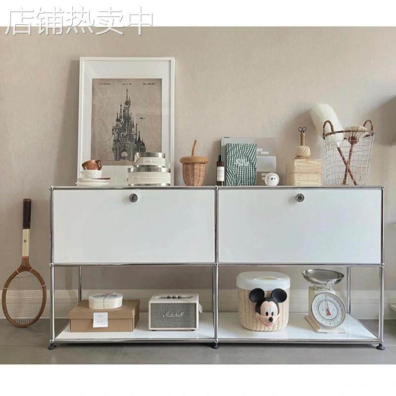 USM北欧轻奢风模块组合柜子收纳柜 客厅中古电视柜床头柜现代简约