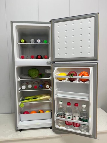 【香港直发】家用小冰箱冷藏冷冻双门出租房宿舍节能迷你一人冰箱