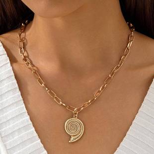 欧美饰品时尚个性海星夸张项链轻奢彩色水晶链条多层叠戴Y型项链