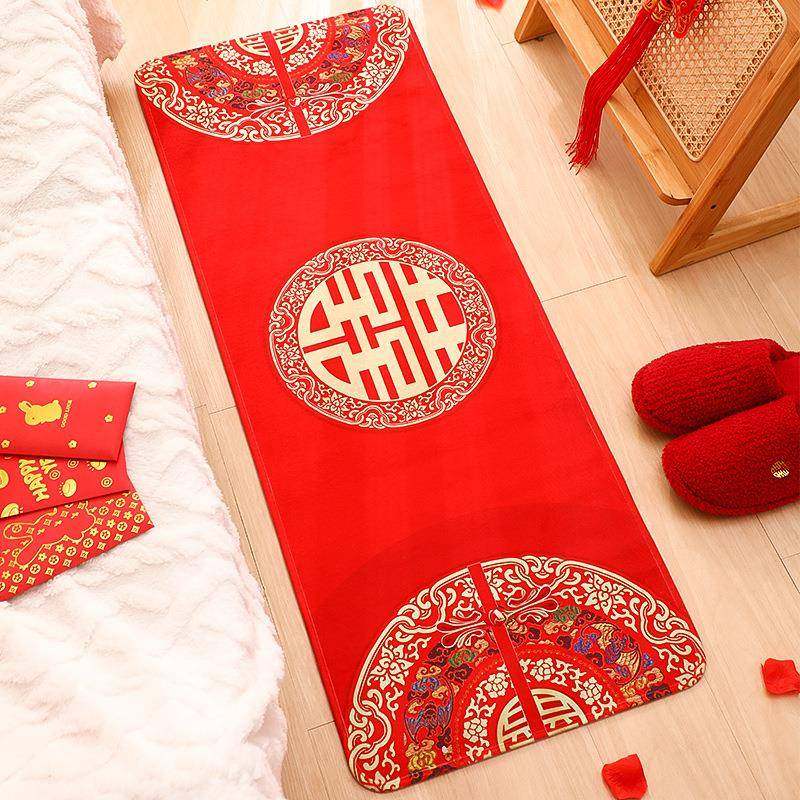 结婚地垫婚房卧室入户门大门口喜庆布置装饰婚礼婚庆红色地毯脚垫,节庆用品/礼品,陪嫁用品套装,淘宝优惠券,粉丝福利购,淘宝优惠卷