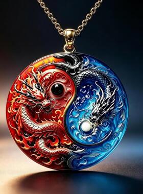 跨境新品热销精美图案不锈钢合金底座玻璃贴图吊坠项链饰品