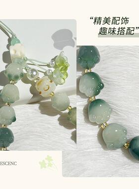 绿飘小猫爪菩提手串精致手腕挂件手机挂绳包包链文玩饰品女款