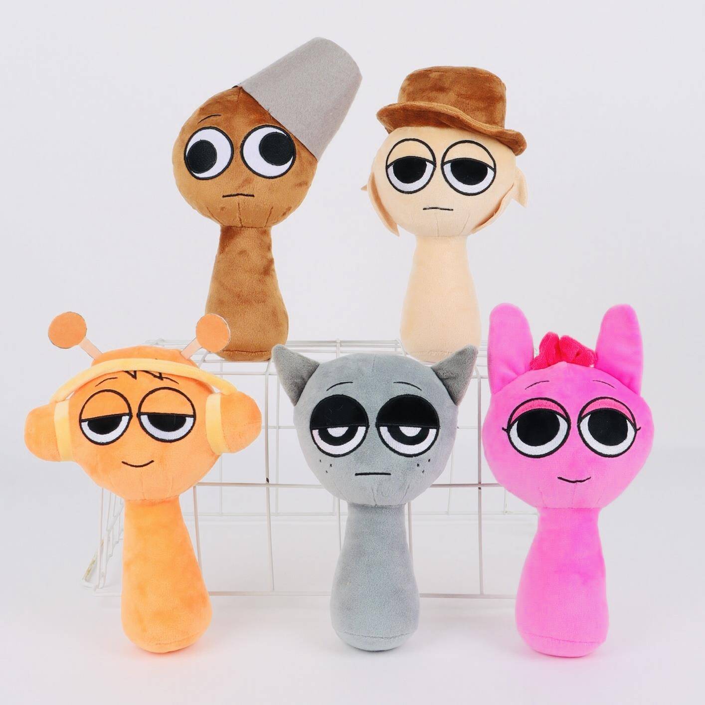 新款Sprunki 节奏盒子雷格温达游戏周边的毛绒玩具incredibox公仔