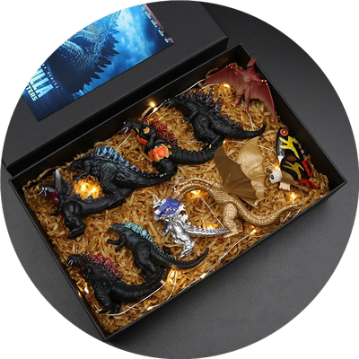 哥斯拉手办好儿佳益智互动