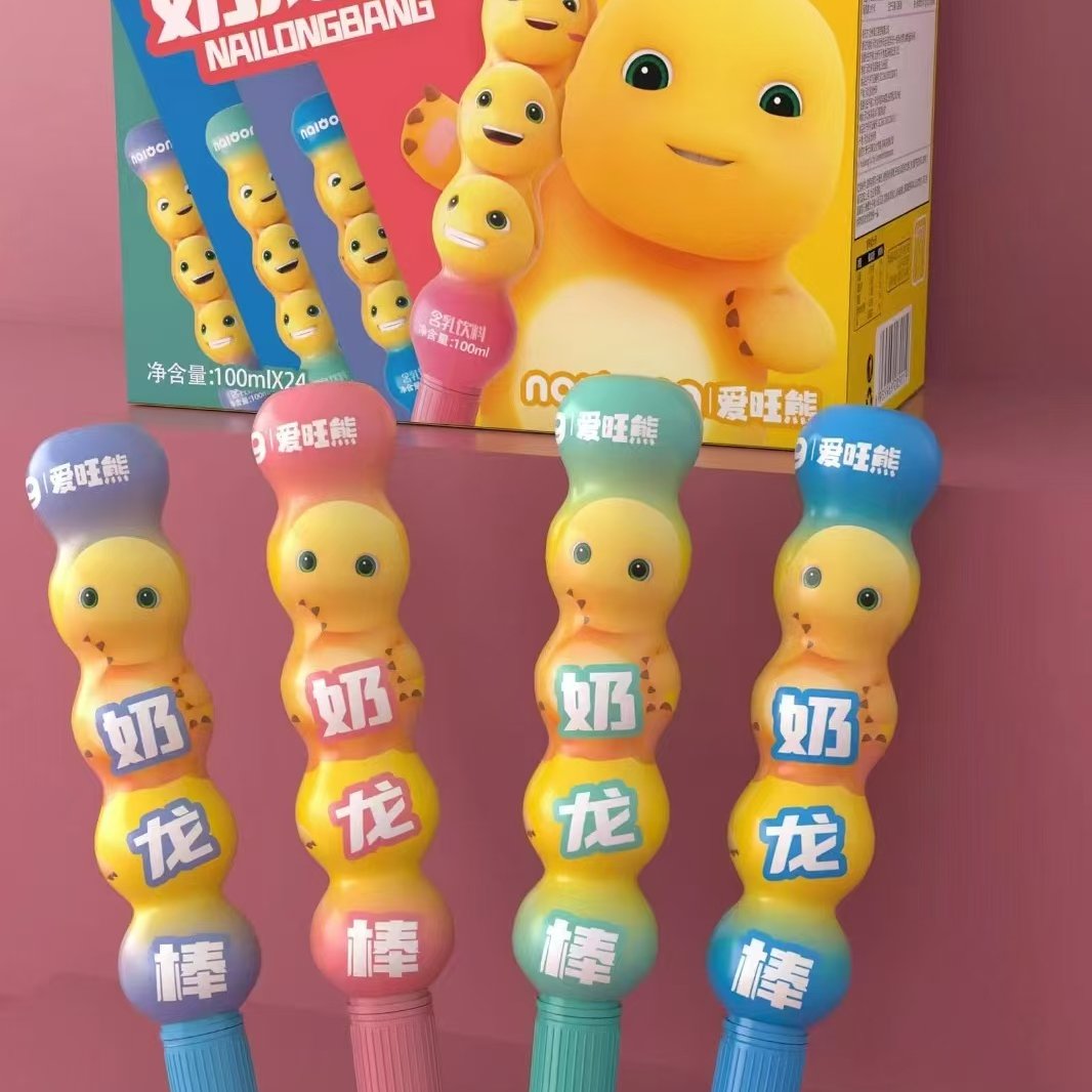 爱旺熊奶龙棒饮品100ml小瓶装