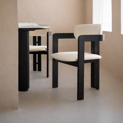 芬尼特法式实木餐椅扶手子