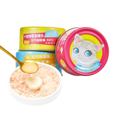 爱立方喵喵营养鸡肉金枪鱼猫罐头