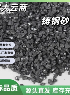 sg钢砂砂500.4二次回火菱角铸山东高频