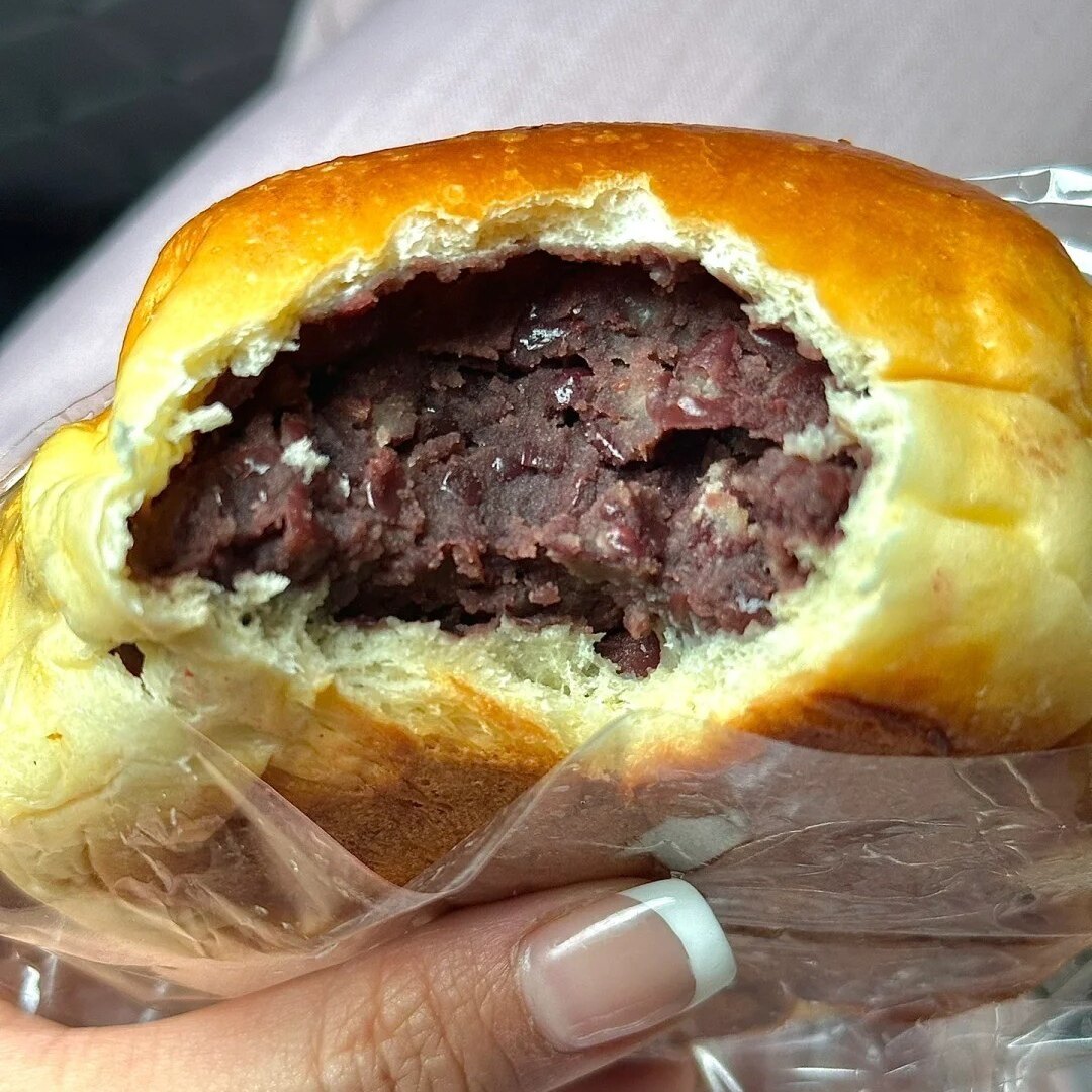 无蔗糖山药薏米薄皮红豆夹心面包糖醇豆沙馅早餐代餐饱腹零食品