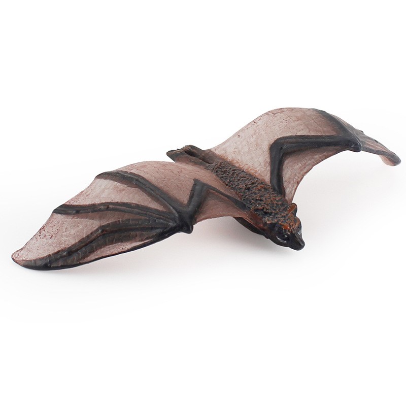 仿真蝙蝠模型玩具飞行哺乳动物儿童科教认知黑蝙蝠整蛊摆件