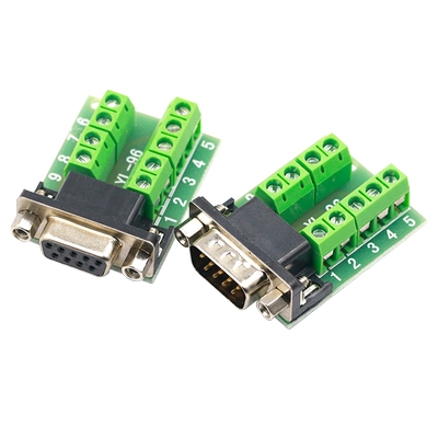 DB9转端子DR9针连接器转接头