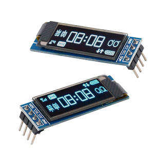 0.91寸OLED液晶屏显示模块 IIC 12832液晶屏显示器件 兼容3.3v-5V