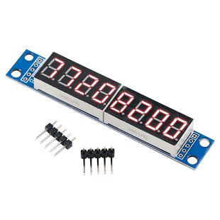 8位数码管显示模块MAX7219 LED显示 支持级联八位串行3个IO口控制