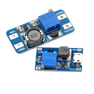 2a升压板 DC-DC升压模块 宽压输入2/24V升5/9/12/28V可调 MT3608